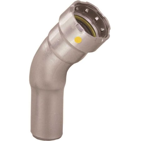 Viega MegaPressG 3/4 in. x 3/4 in. Carbon Steel 45-Degree street Elbow 26106